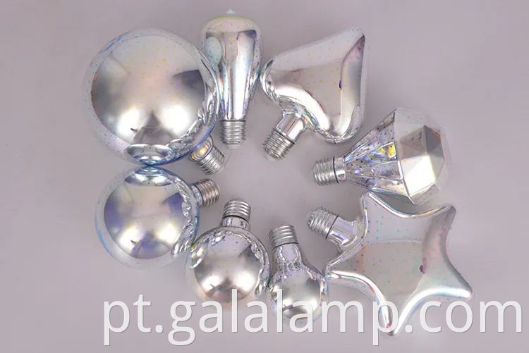 Lâmpadas lideradas por vidro 3D coloridas para exibição festiva de fogos de artifício